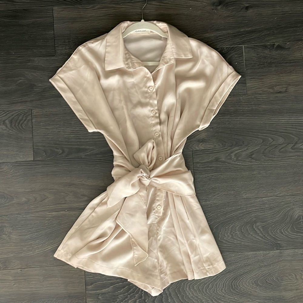 Satin romper